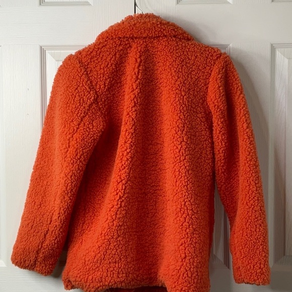 JouJou Girls Faux Fur Sherpa Coat Size L(14) - Picture 8 of 9